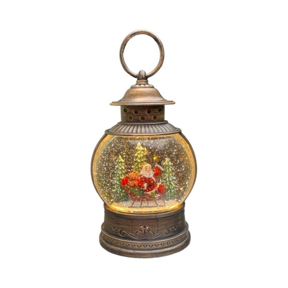 Melrose Santa Snow Globe Lantern - Picture 8 of 8
